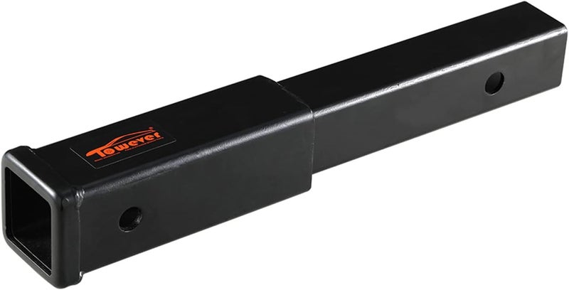 Towever 84433 Trailer Hitch Extension - 12 Inch, 3,500 lbs GTW, Fits 2 Inch Hitch Receivers - Image 1