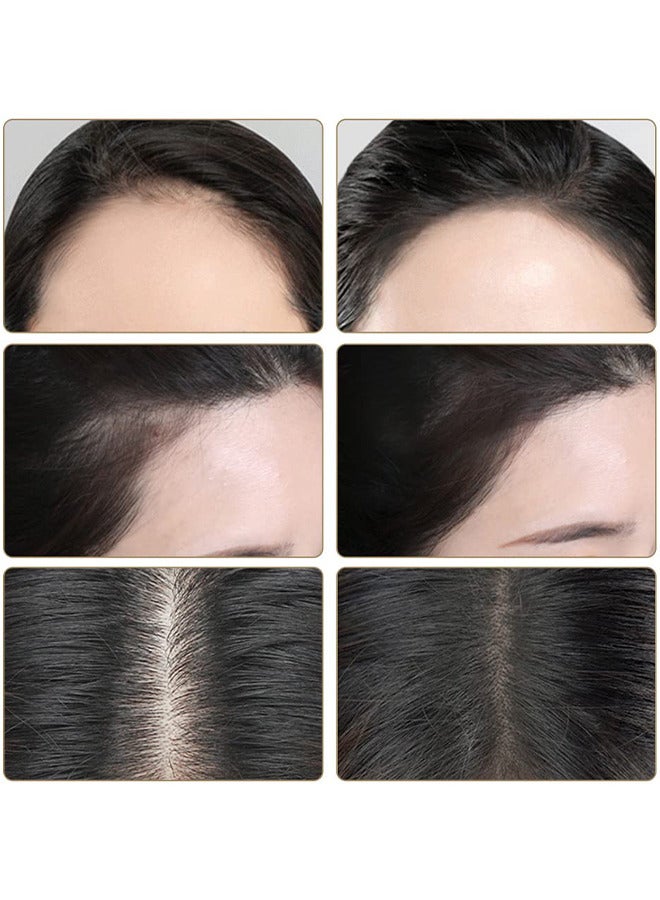MAYCHEER Hairline Powder Magical Instantly Hair Line Shadow Quick Cover Hair Root Concealer With Puff Touch Root Cover Up For Thinning Hair Waterproof (Black) - Image 5