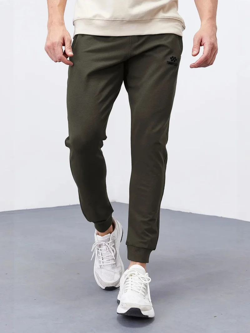 تومي لايف TOMMY Men's Slim-Fit Fleece Sweatpants