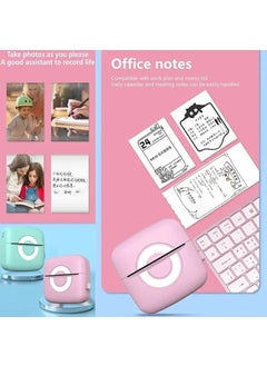 Schulzz Mini Smart Pink Printer Mobile Phone Bluetooth Portable Thermal Photo Label  - Image 4