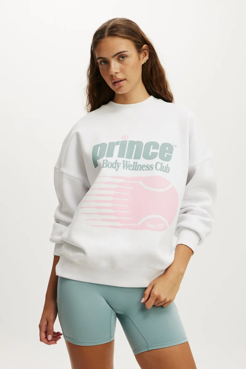 Cotton On LCN PLUSH DROP SHOULDER SWEATSHIRT