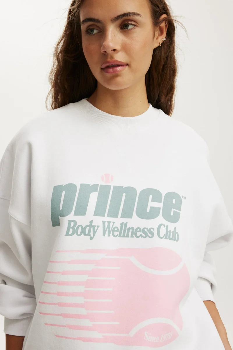 Cotton On LCN PLUSH DROP SHOULDER SWEATSHIRT