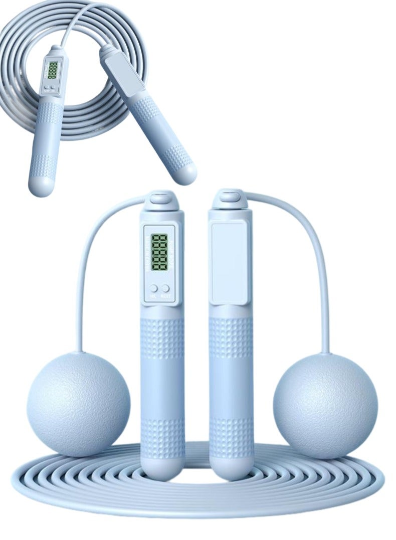 ONLYMAY Dual-purpose Skipping Rope, Digital Jump Rope Adjustable Length Cordless Jumping Rope ，Weighted Jump Rope for Fitness, Exercise, Boxing, MMA, Gym - Image 1