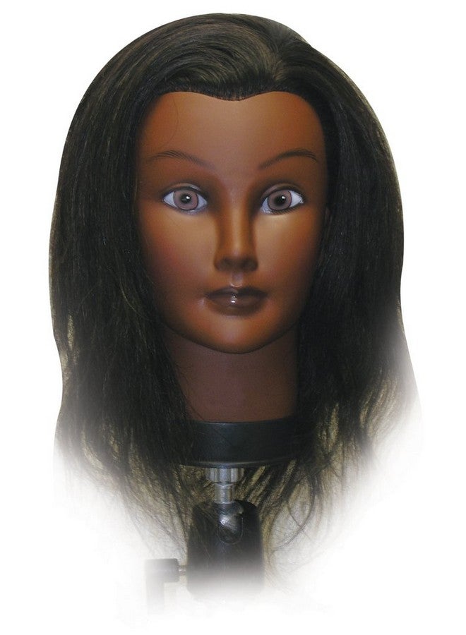 Celebrity Whitney Cosmetology Ethnic Human Hair Manikin 1719 Inch - Image 1
