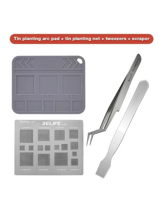 BGA Electroplating Template Tin Plated Steel Mesh SET3 Mobile Phone Repair Tool Kit - Image 1