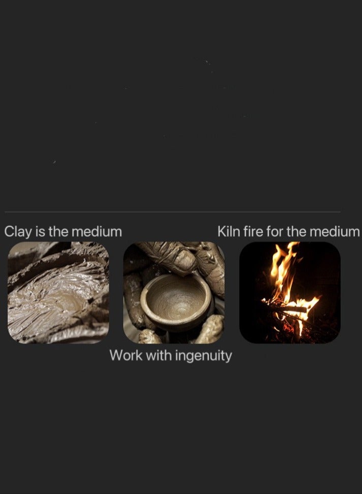 High Grade Rectangular Ceramic Landscape Painting Tray For Serving Tea And Coffee 27x1.6x12.7cm - Image 4