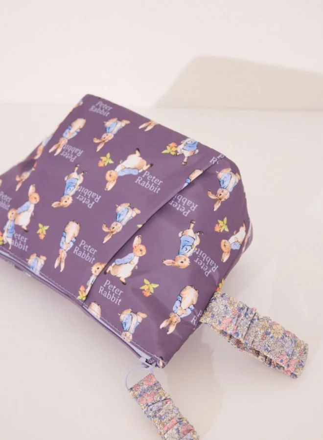 women'secret Mr. Rabbit print nylon medium vanity case