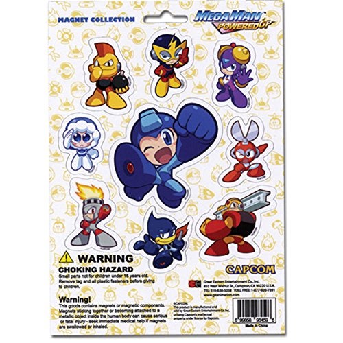 Great Eastern Entertainment Mega Man Powered Up Magnet Collection