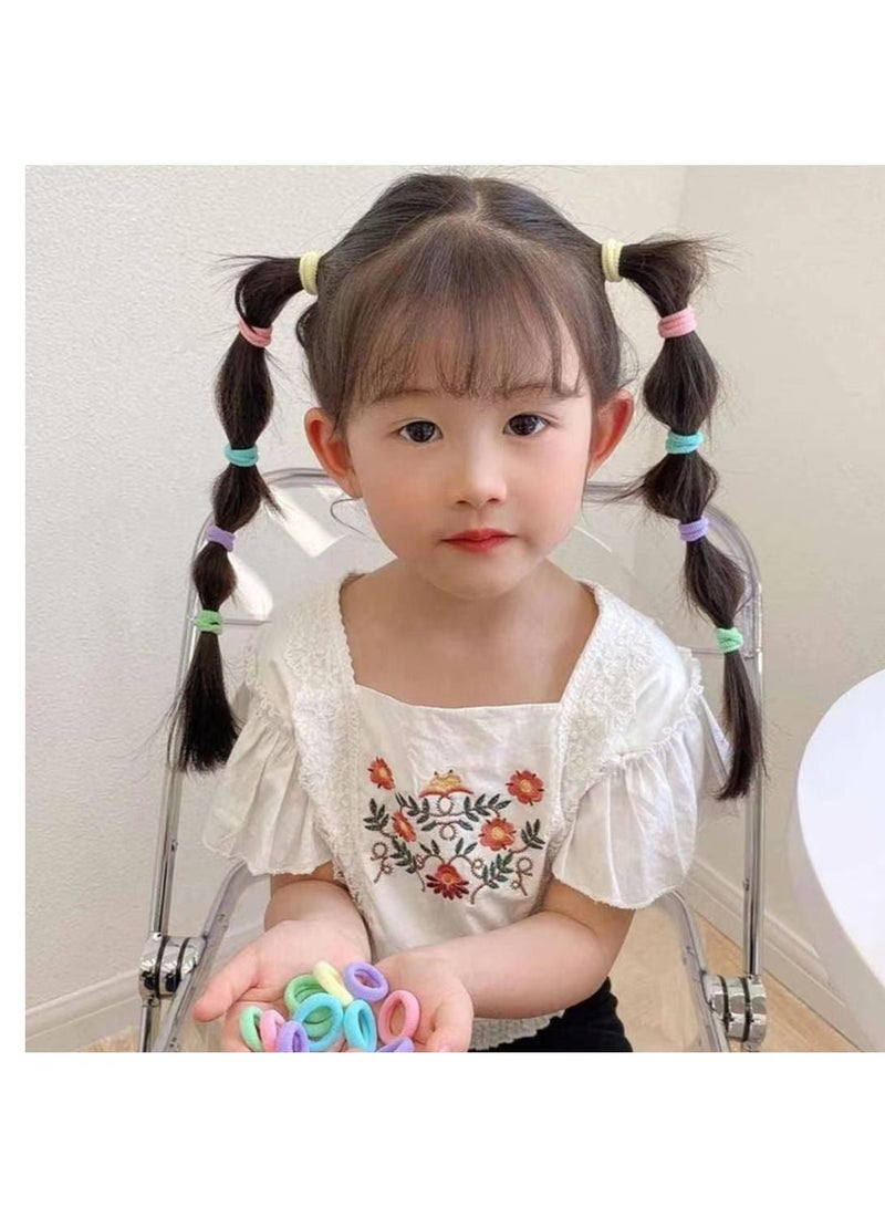 GROWSTEADY 200PCS Thick Hair Ties for Girls Ponytail Holders - Image 4