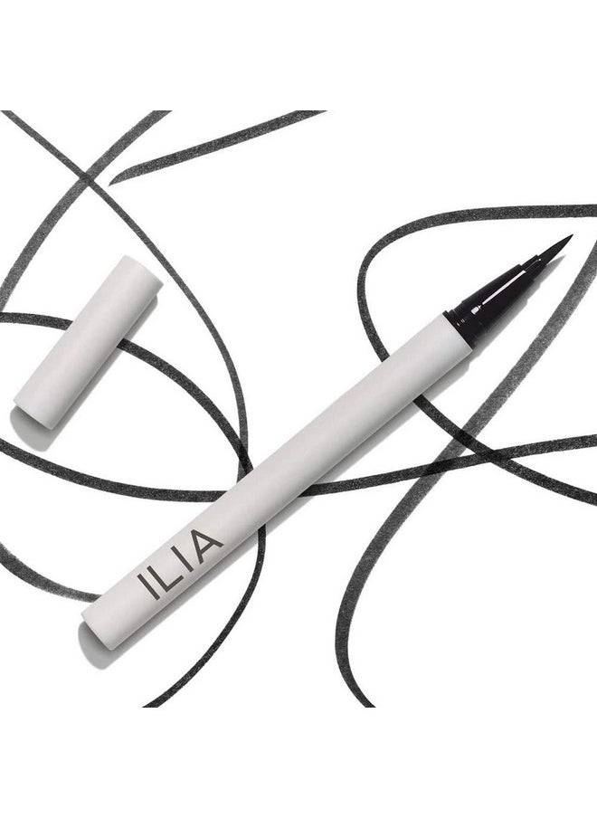 ILIA Clean Line Liquid Liner Black ; (Cruelty Free Vegan Clean Beauty)  - Image 5