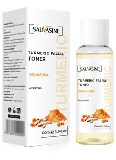 Turmeric Facial Toner for Dark Spots,Facial Toner for Acne Prone Skin, Facial Dark Spot Remover Facial Moisturizer for Women, Moisturizing Facial Toner for Dry Oily Skin - 100ml