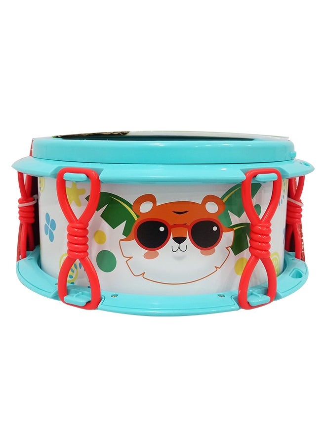 Hapee Capee Drum Set, Drum Toys for Babies, Includes Drum, Drumsticks, Tambourine, Castanets and Maracas, Gift Toys for 24+ Months.  - Image 2