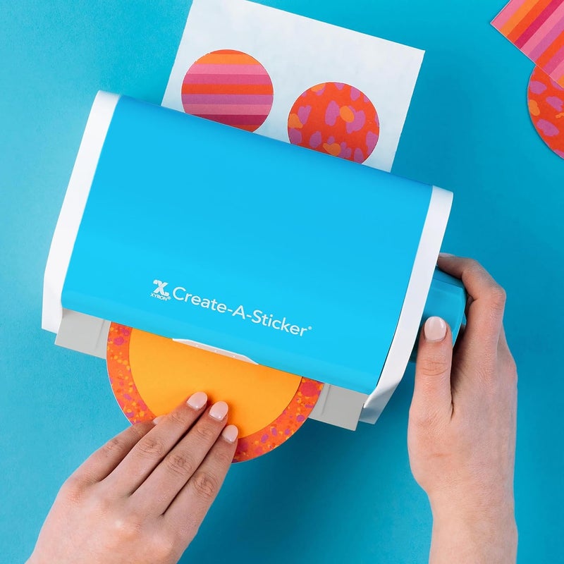 Xyron Create-A-Sticker 5" Sticker and Label Maker Machine for DIY Crafts with Permanent Adhesive - Image 4