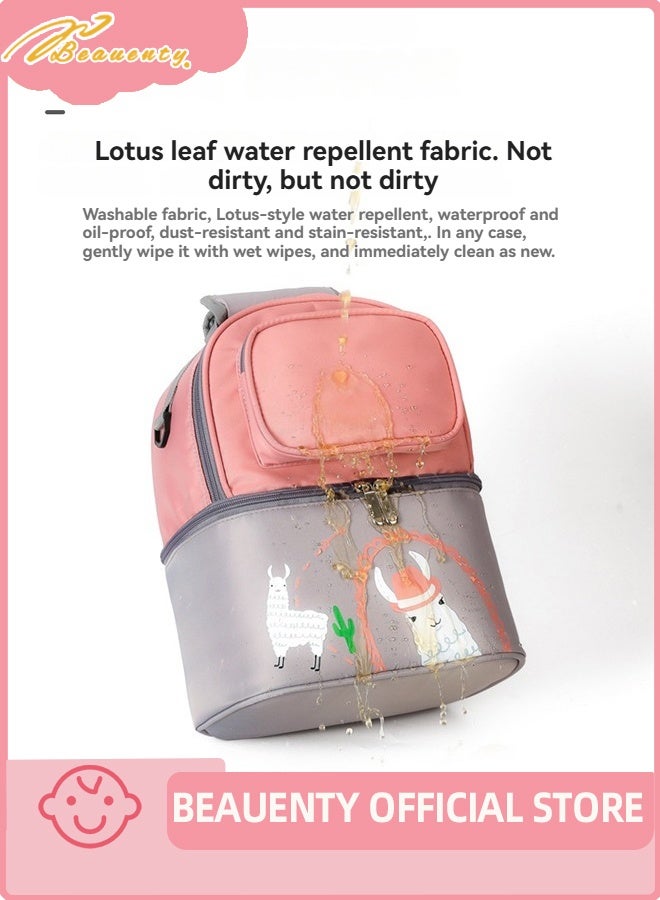 بيوينتي جديد متعدد الوظائف قابلة للطي الأم والطفل حقيبة - Image 5