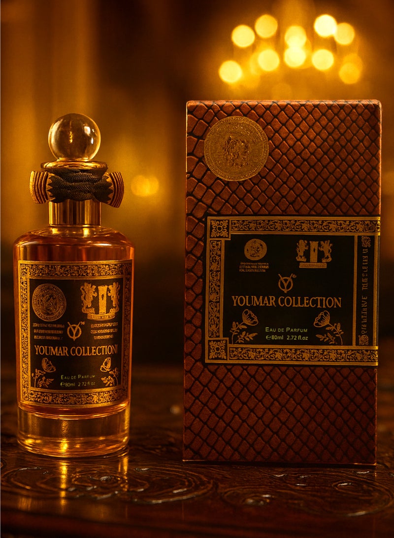 يومار أفضل عطر للجنسين من مجموعة يومار رقم 0025 | عطر يدوم طويلاً للجنسين برائحة العنبر والعود الفاخرة مع لمسات من الورد والجلد والبلسميك | أفضل عطر للأزواج - Image 3