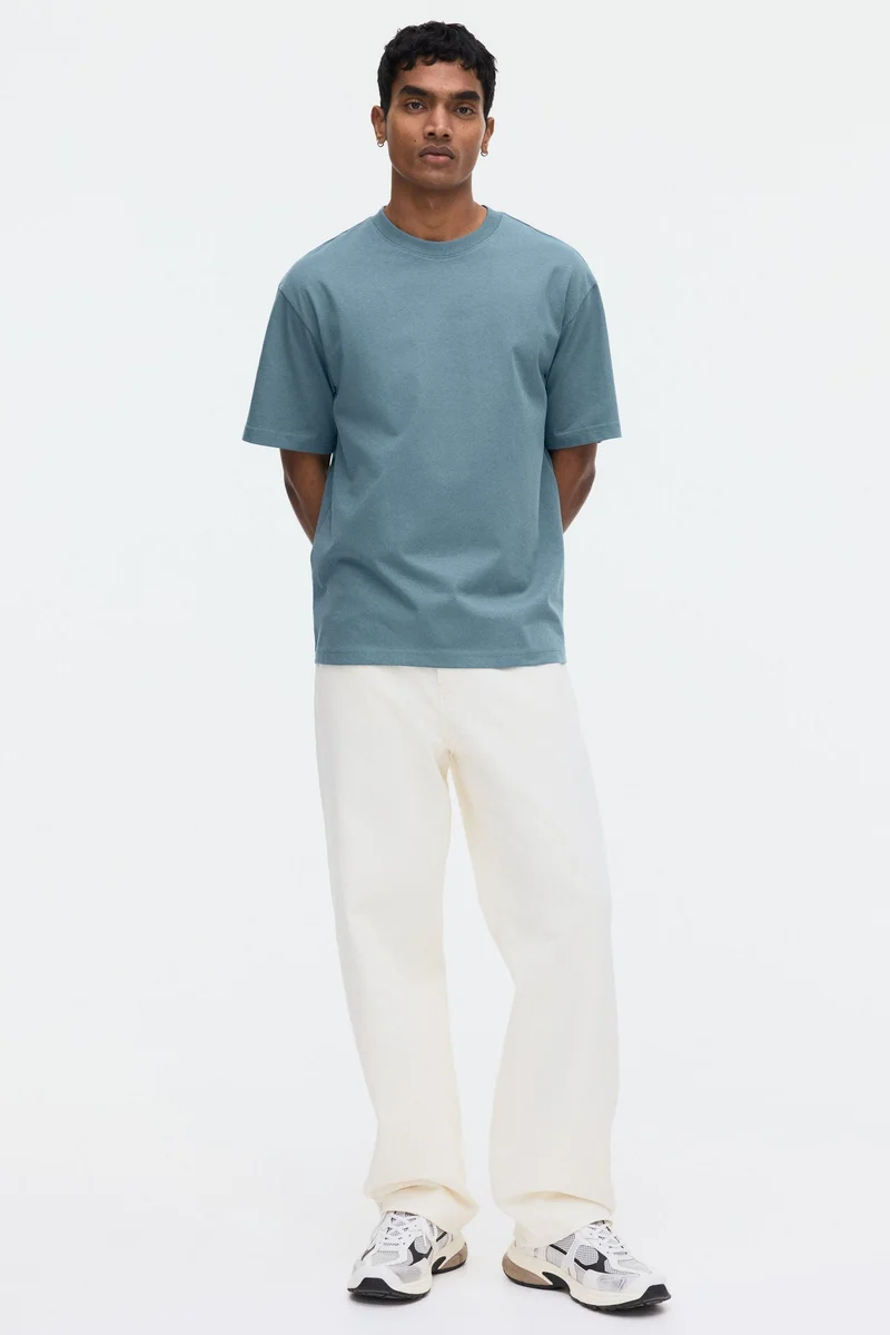 H&M  COOLMAX® Relaxed Fit T-shirt for Men | Best Price UAE
