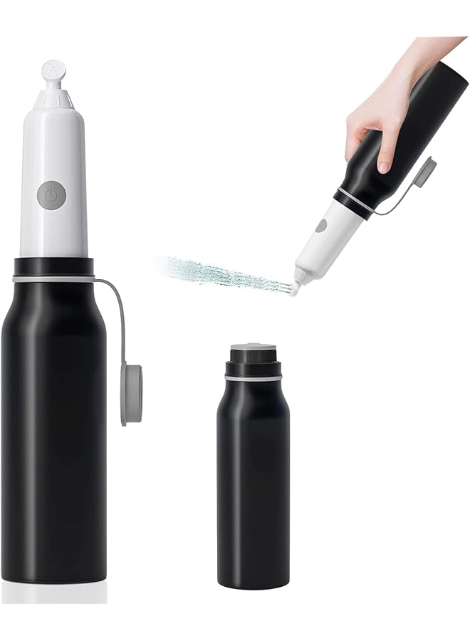 The Bros مرحاض بيديه محمول للسفر مع 3 إعدادات رش، ضغط عالي محمول باليد، بيديه كهربائي محمول قابل لإعادة الشحن للنساء والرجال، رشاش بيديه بفوهة قابلة للتعديل للعناية بالنظافة الشخصية - Image 1