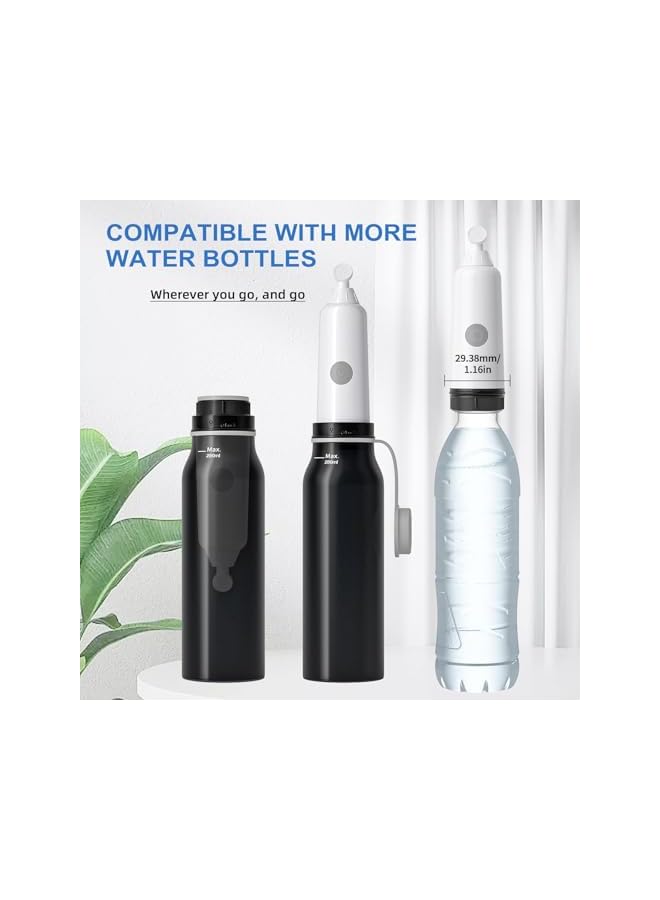 The Bros مرحاض بيديه محمول للسفر مع 3 إعدادات رش، ضغط عالي محمول باليد، بيديه كهربائي محمول قابل لإعادة الشحن للنساء والرجال، رشاش بيديه بفوهة قابلة للتعديل للعناية بالنظافة الشخصية - Image 3