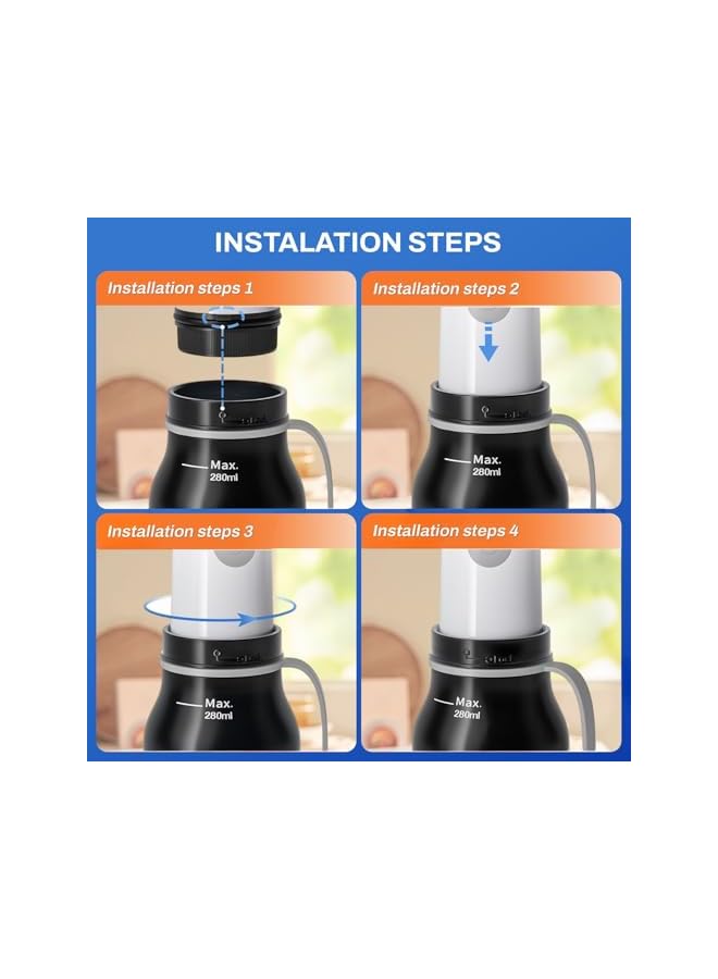 The Bros مرحاض بيديه محمول للسفر مع 3 إعدادات رش، ضغط عالي محمول باليد، بيديه كهربائي محمول قابل لإعادة الشحن للنساء والرجال، رشاش بيديه بفوهة قابلة للتعديل للعناية بالنظافة الشخصية - Image 5