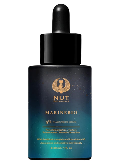 MarineBio 5% Niacinamide Serum With Postbiotic Complex and Pro-vitamin B5