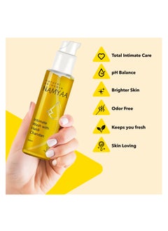 NAMYAA Namyaa Haldi Chandan Intimate Hygiene Wash | With Germ and Odour Protection | pH Balanced 100g  - Image 5
