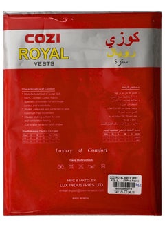 COZI cozi Royal 3 pack men's Crew Neck Undershirt  - Image 2