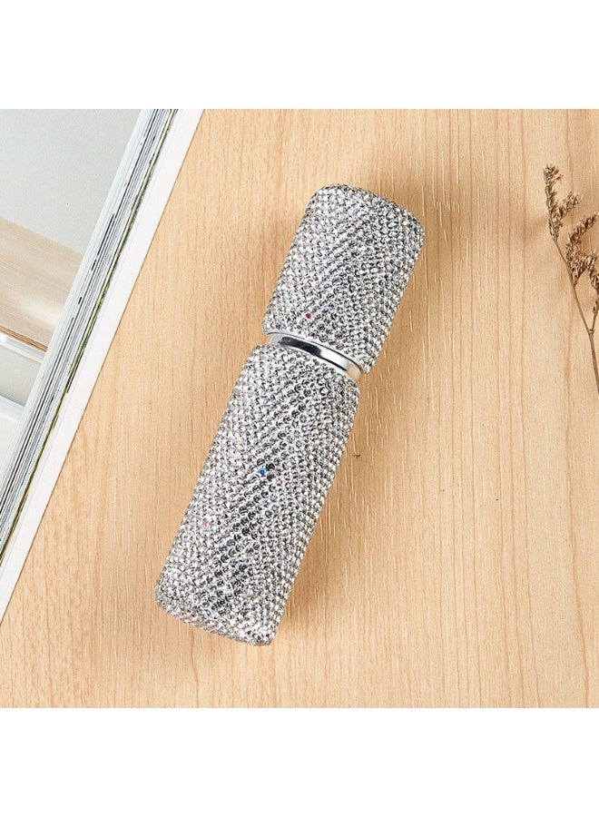 Rhinestone Empty Portable Spray Bottle - 10ML,Cosmetic Perfume spray bottle spray essential oil bottle glass perfume bottle - Image 1