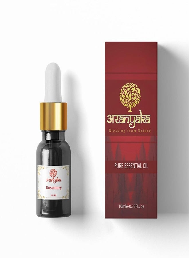 Aranyaka 100% Pure Rosemary Oil - Essential Oil for Diffuser, Hair Growth & Skin - Natural, Undiluted, 10 ml - Image 2