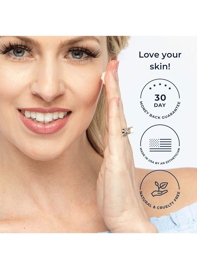 Alana Mitchell Anti-Aging Peptide Under Eye Cream – Peptide Eye Cream for Hydrated & Firm Skin – Under Eye Cream for Dark Circles and Puffiness – Anti Aging Eye Cream for Crows Feet & Fine Lines (0.5 oz/15 ml) - Image 2