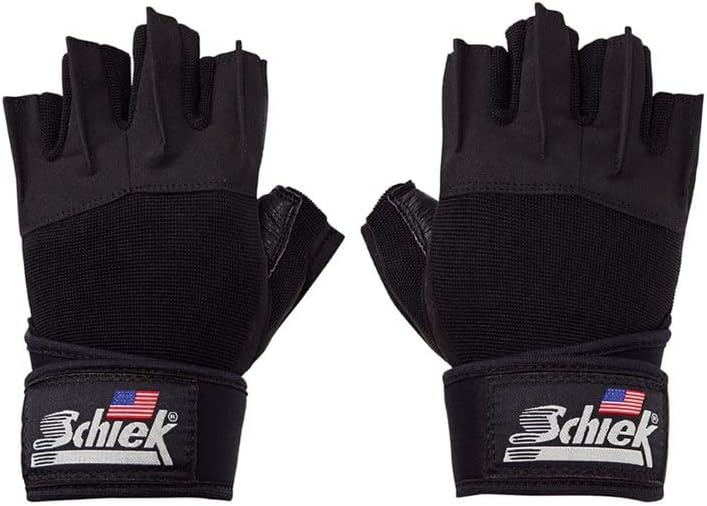 Schiek Sports 540 Platinum Lifting Gloves - Non-Slip Weightlifting Gloves with Wrist Wrap for Men and Women - Image 1
