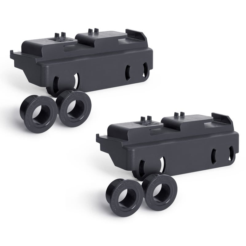 GREALTH 2-Pack Wd28X27241 حامل رف غسالة الأطباق ومجموعة الأسطوانة المتوافقة مع مجموعة عجلات الرف السفلي لغسالة الأطباق من Ge تناسب الجانب L وR. ملاءمة تامة تحل محل Wd12X28078 Wd12X10438 Wd12X10439 Wd12X10446 - Image 1