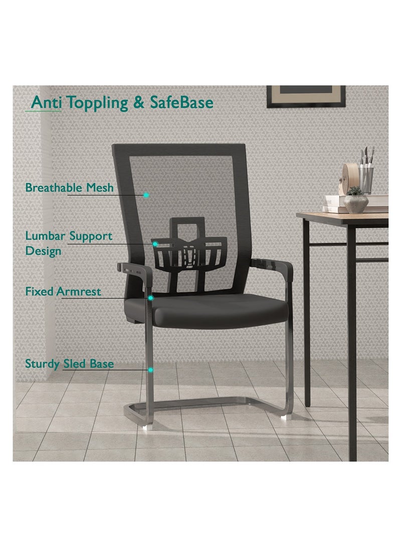 Mahmayi كرسي زائر شبكي من ماهمايي TJ HY-810 باللون الأسود - Image 4