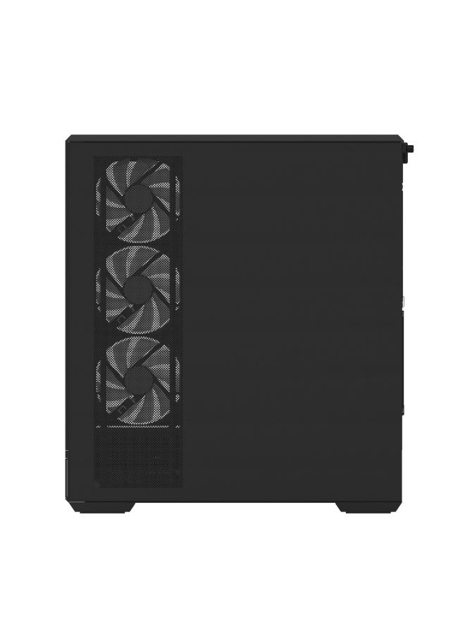 AeroCool B507F-G-BLK ATX Case with ARGB Lighting and 4 Fans - Image 2