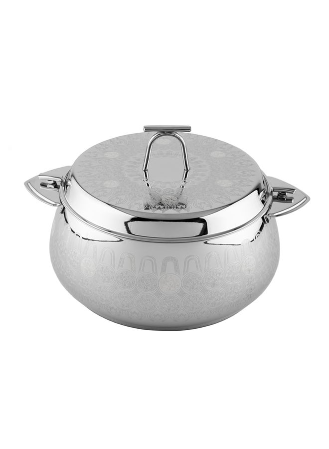 Alsaif م锅 ميرنا من الفولاذ المقاوم للصدأ مع مقبضين فضي 5000 مل - Image 1