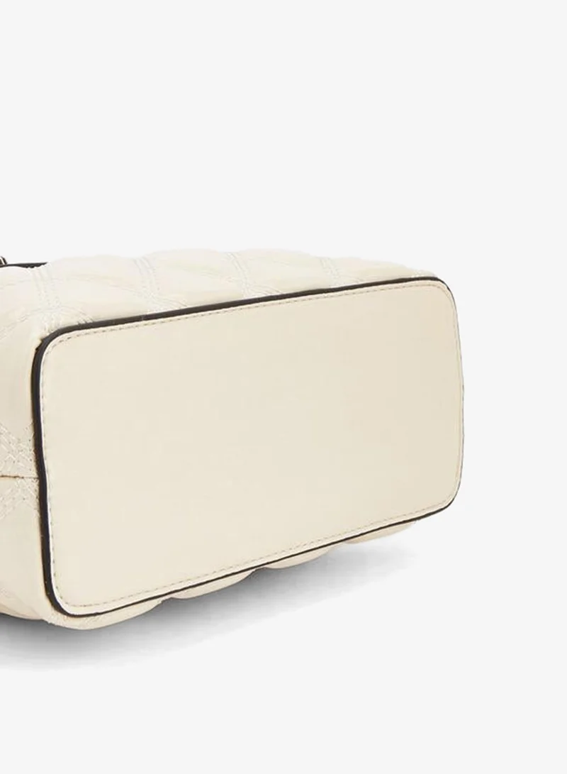 Celeste IVORY Quilted Crossbody Bag With Chain Strap for Women | Best Price UAE