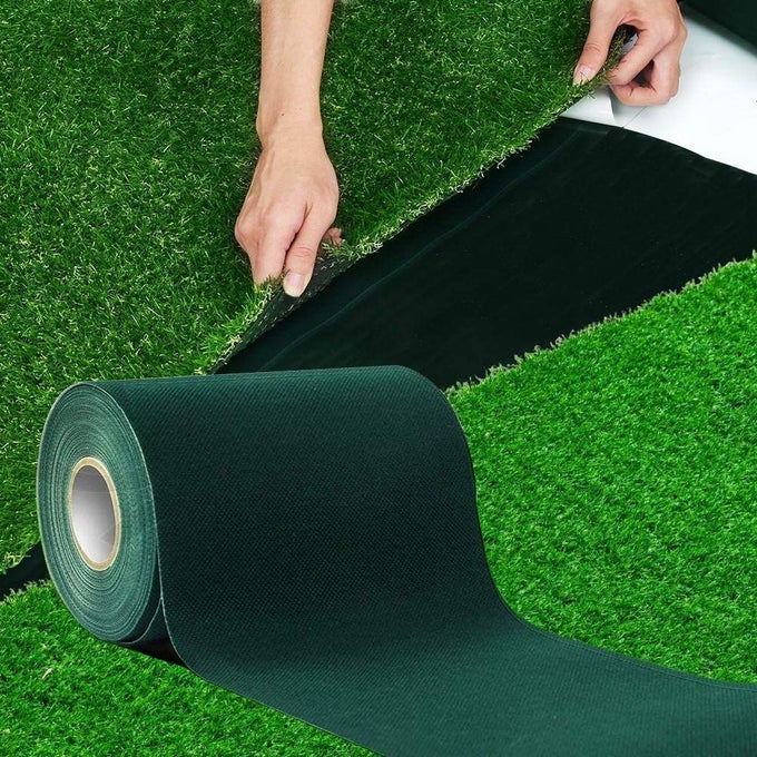 ARTIFICIAL GRASS TURF SELF ADHESIVE SEAM TAPE LAWNTURFCARPET JOINTINGGREEN SINGLESIDED 6INX328FT