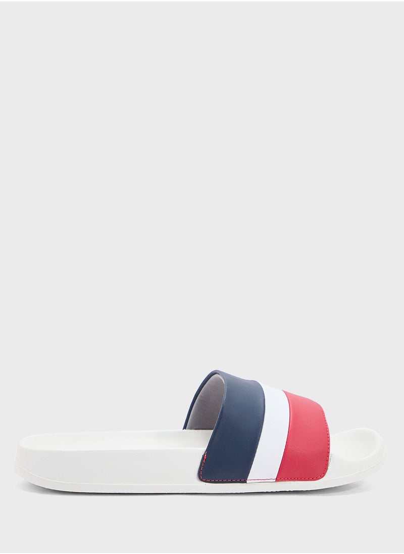 Seventy Five Color Block Casual Slides  - Image 1