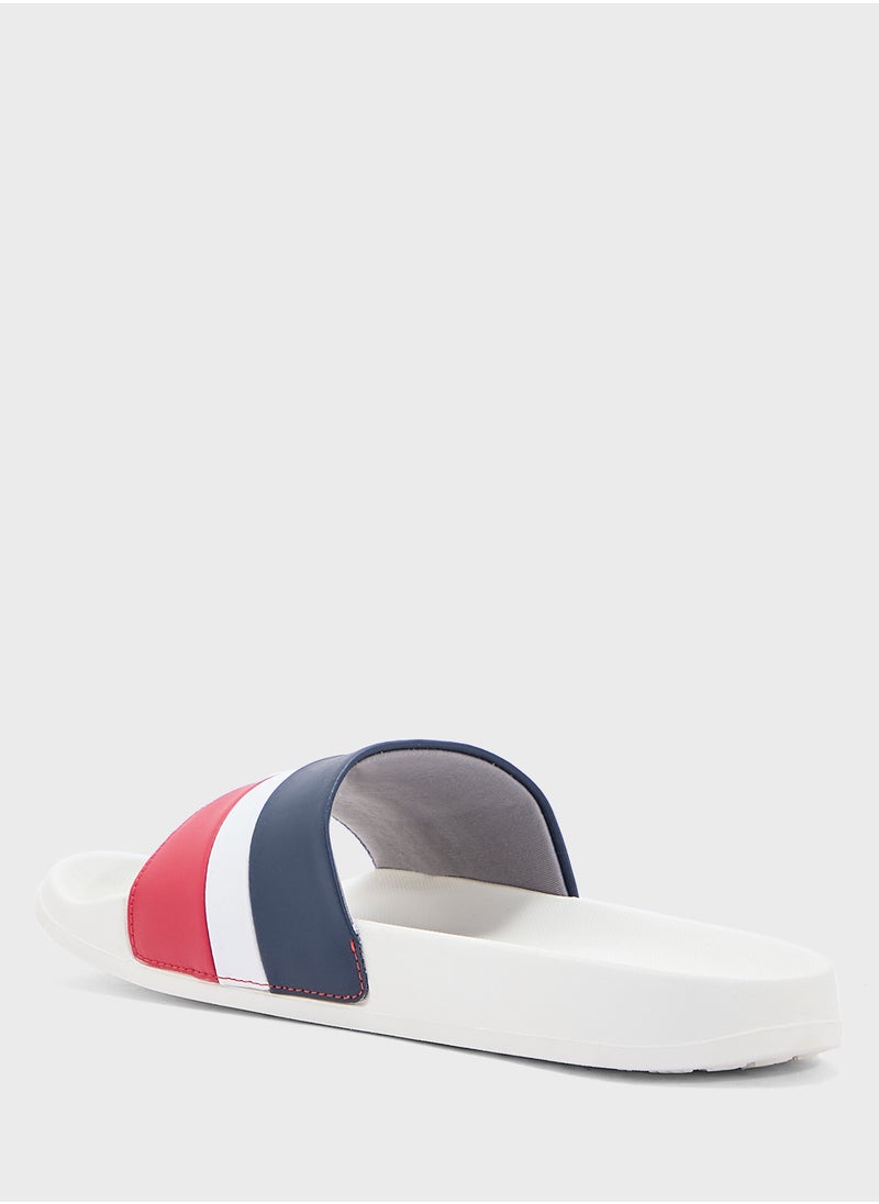 Seventy Five Color Block Casual Slides  - Image 2