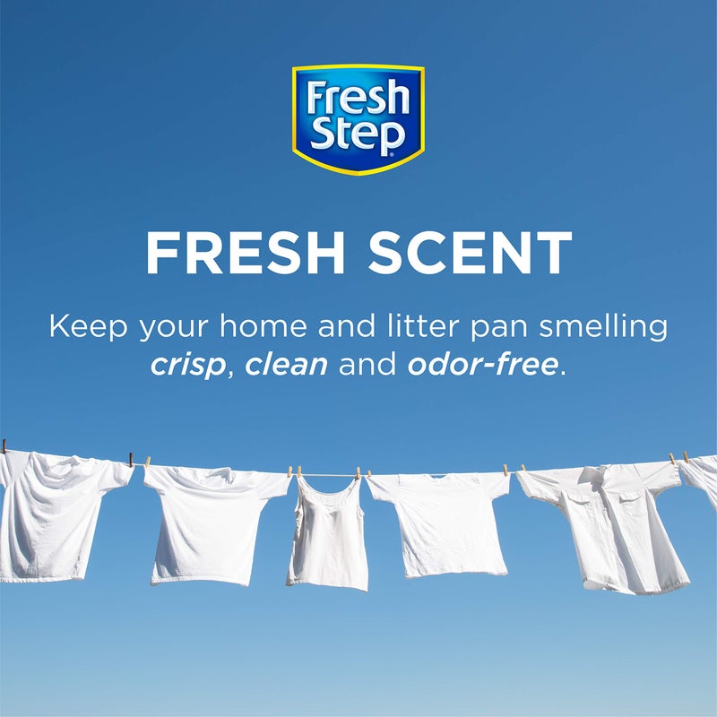 Fresh Step Cat Litter Crystals in Fresh Scent - Cat Litter Box Deodorizer - Combats Odors and Neutralizes Smells to Keep Your Home Clean, 15 Ounce - 3 Pack - Image 2