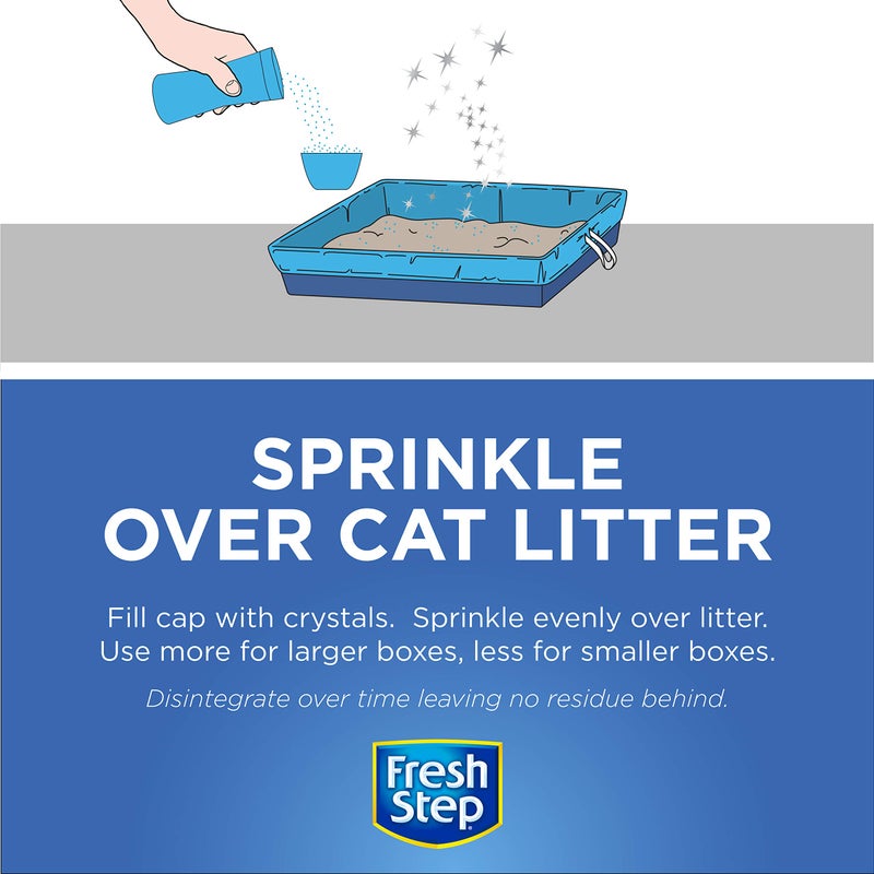 Fresh Step Cat Litter Crystals in Fresh Scent - Cat Litter Box Deodorizer - Combats Odors and Neutralizes Smells to Keep Your Home Clean, 15 Ounce - 3 Pack - Image 5