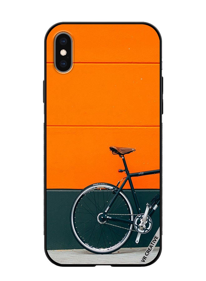 VR CREATIVE Protective Case Cover For Apple iPhone X/XS Cycle Design Multicolour - Image 1