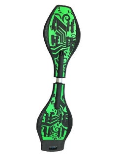 Skate Board Wave Skate Board with Carry Bag .Flash Colorful Light on Wheels (Multi Color and Multi Design) (Green WaveBoard) - pzsku/Z57E7760A88230197731CZ/45/_/1690756301/9d9dd9fd-d11a-4d0d-950d-b6c128b676df