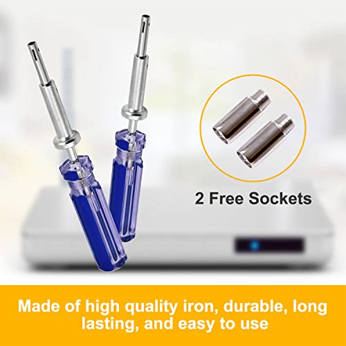 Groword 7 Inch Terminator TV Tool - LTT-7 GTT-7 CATV Cable Locking Terminator - Coax/Coaxial Cable Bump Key - Blue - Image 5