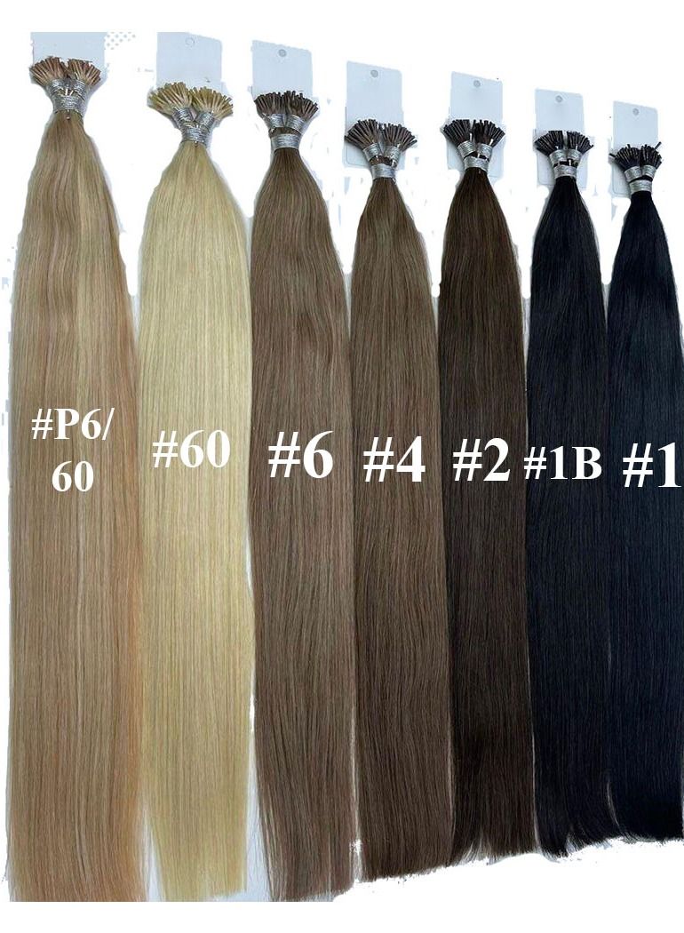 إستيل وصلات شعر من Estelle I ، وصلات شعر بشري بطول 24 بوصة مع شعر طبيعي ، وصلات شعر كيراتين بوند من 100 جدائل ، وصلات شعر ناعمة وطويلة الأمد ومضادة للتشابك ، رقم 2 - Image 1