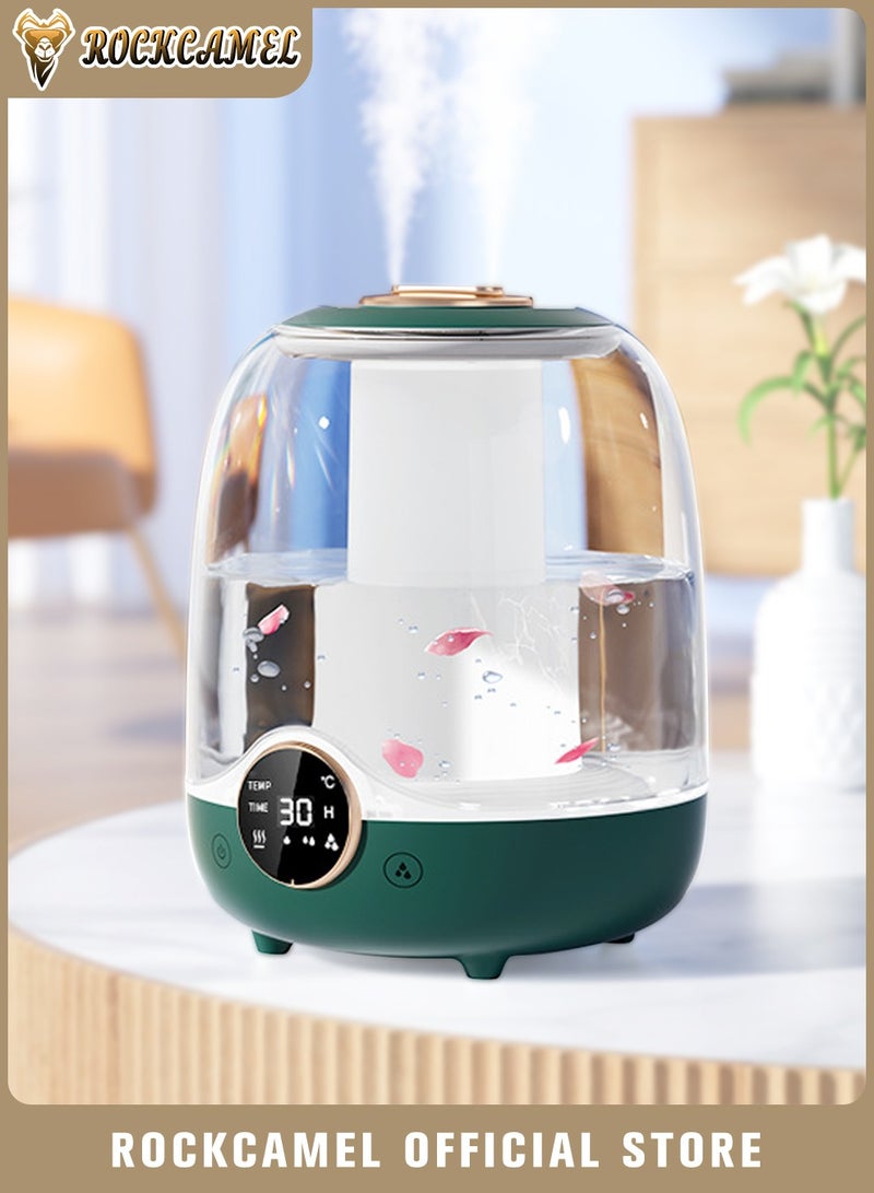 ROCKCAMEL 3L Digital Humidifier with 7-Color Lights, Cool Mist Humidifier, Easy to Fill & Clean, 35dB Quiet Cool Mist Air Humidifier for Home Office Bedroom - Image 1
