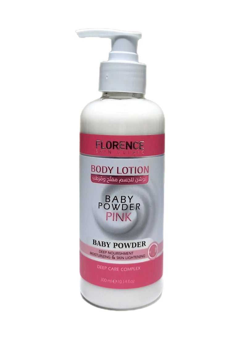 Florence - Baby Powder Pink Body Lotion 300 ML - Image 1