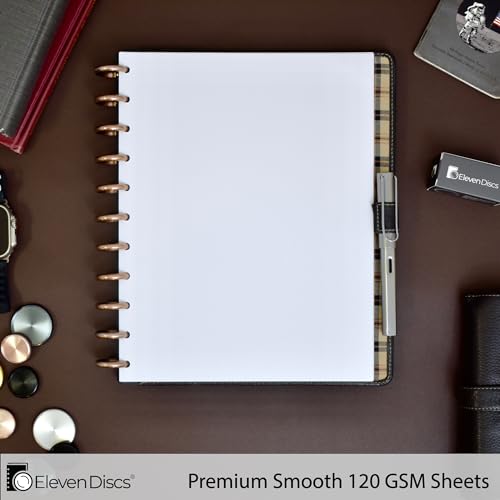 Eleven Discs Discbound Paper, Letter Size Blank Sheets - Premium 120gsm Heavyweight Notebook & Planner Refills - 11 Discs, 8.5 x 11 in - Punched for Circa, Arc, TUL (40 Sheets) - Image 2