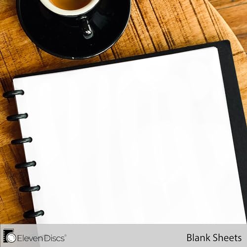 Eleven Discs Discbound Paper, Letter Size Blank Sheets - Premium 120gsm Heavyweight Notebook & Planner Refills - 11 Discs, 8.5 x 11 in - Punched for Circa, Arc, TUL (40 Sheets) - Image 3