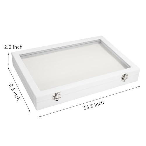 Vicoter Rings Organizer Tray 100 Slot Velvet Ring Earring Storage Box TranSparent Cover Jewelry Store Ring Display Box Jewelry Display Cabinet for Girl Wife Mother - Image 2