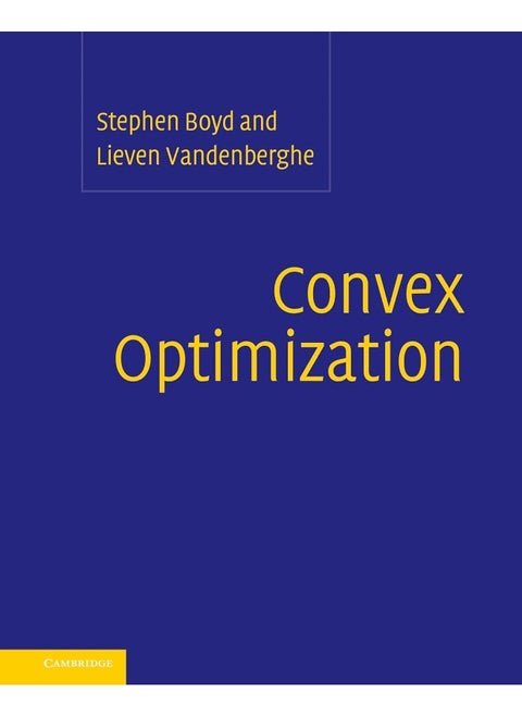 Convex Optimization